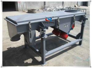 China high vibration screening efficiency powder linear vibrating sieve machine on sale