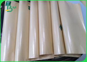China 100% Waterproof PE Coated Brown Kraft Paper For Fast Food Packaging Box on sale