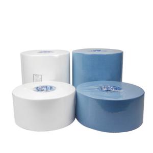 Best Nonwoven Cellulose Industrial Paper Rolls Lint Free Wood Pulp Polyester Cleanroom Wipes Roll wholesale