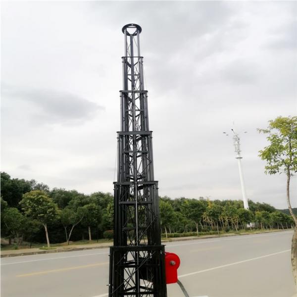 Cheap 30M Sectional Alu Crank Up Self Supporting Antenna Towers for sale