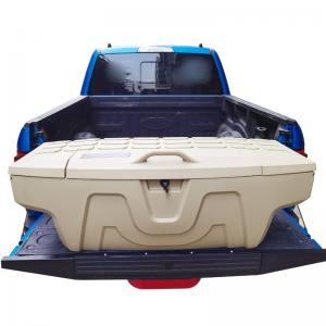 China 4x4 Plastic Single Door Truck Bed Extender Pickup Truck Bed Storage Tool Box on sale
