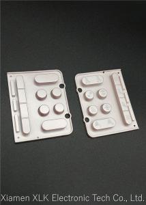 China Non Toxic Custom Silicone Rubber Keypads With Laser Cutting / Logo Printed on sale