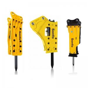 Best Different types of backhoes bobcat mini demolition excavator attachment side box top type hydraulic jack hammer wholesale