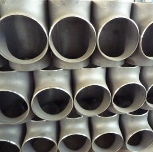 China ASME B16.9 2 Inch Stainless Steel Tee Fittings SS316L SS Pipe Tee on sale