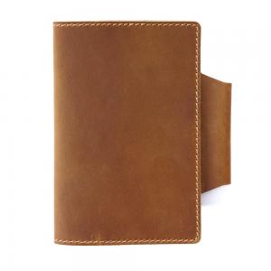 Best A5 Vintage Crazy Horse Soft Leather Notebook 100% Genuine Leather Journal wholesale