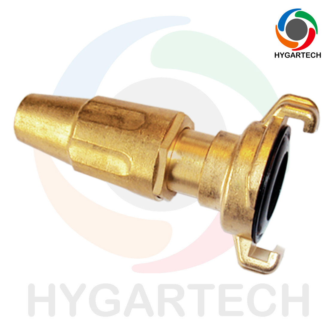 China Brass Garden Hose Spray Nozzle With Coupling Connector on sale