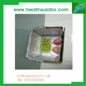 China Reflective Insulation Foil Bubble Bag Box Liners To Keep Food Cooler on sale