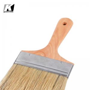 China 5in Bristle Paint Brushes Wood Handle Wool Hair For House Wall Painting on sale