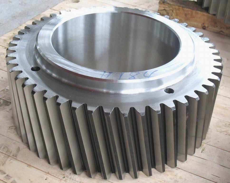 China Casting Forging C45 Carbon Steel Helical Gear For Rotary Kilns on sale