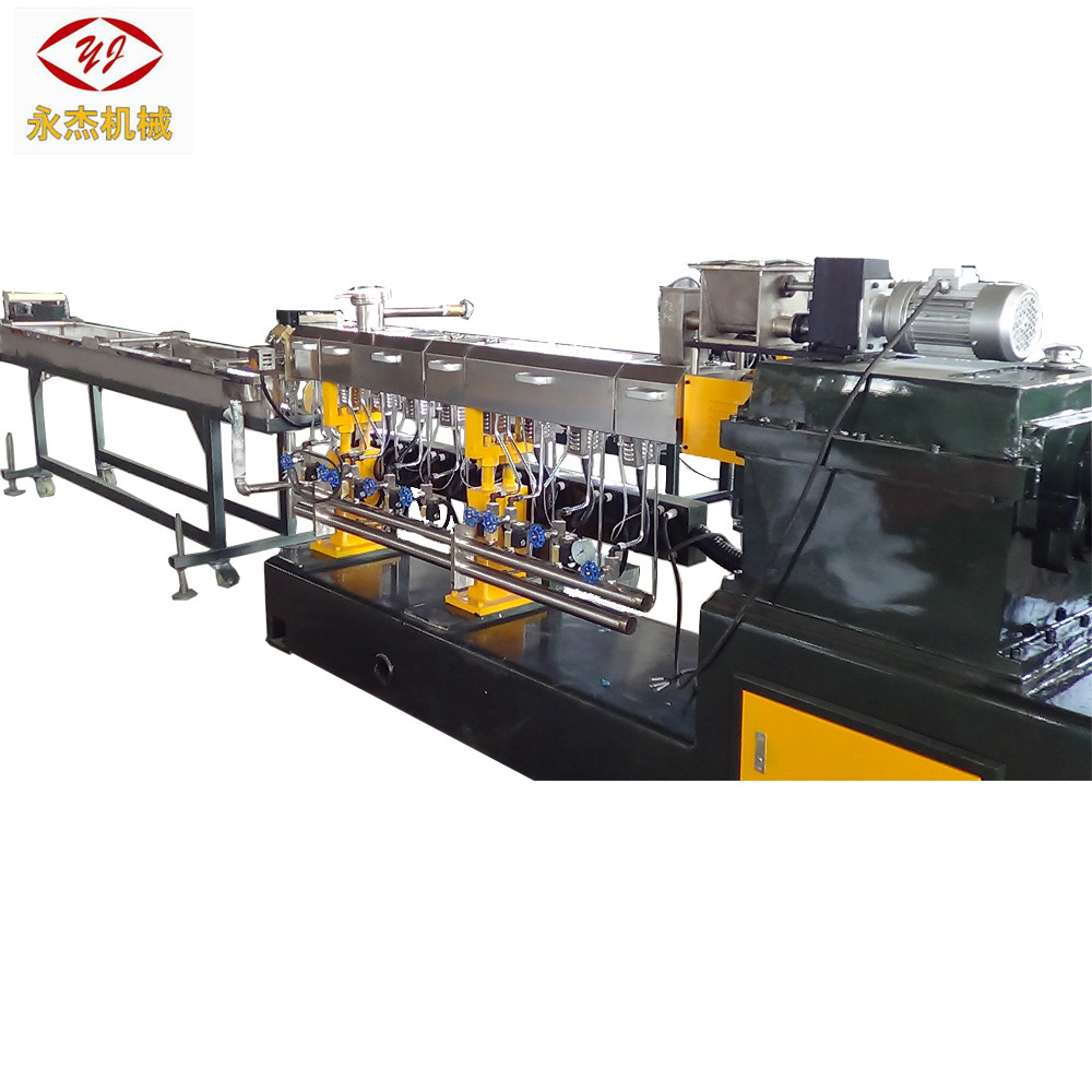 Cheap 100-150kg/H Master Batch Manufacturing Machine Water Cooling Strand Cutting Type for sale