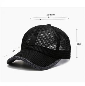 Best Black Color Breathable Adult Trucker Hats For Hot Weather wholesale