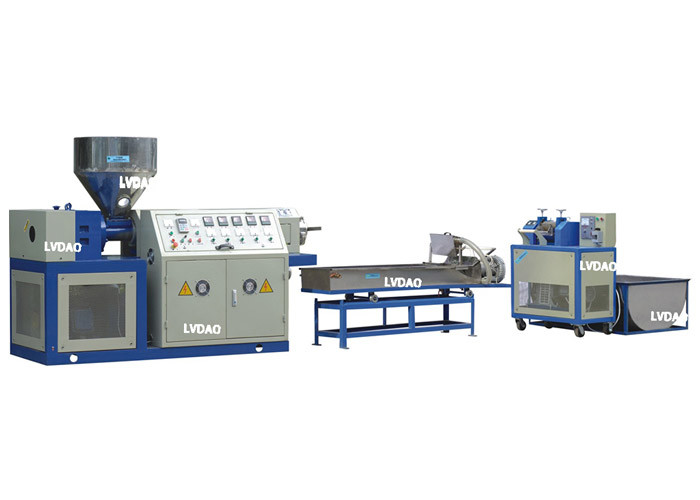 China PE PS Plastic Recycling Equipment Color Master Batch Pelletizing Line LDE on sale