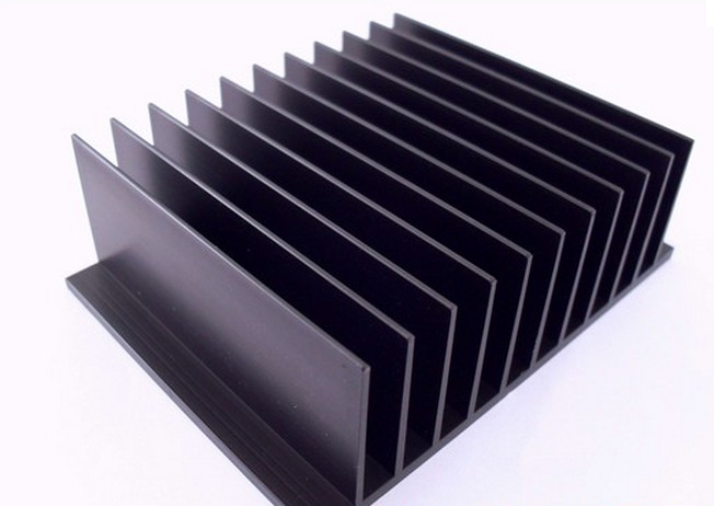 Cheap 6005 , 6060 Anodized Aluminum Heatsink Extrusion Profiles For Medical Equipment / CPU Cooler for sale