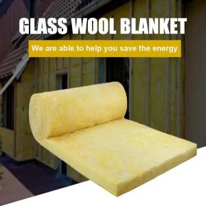 China 24-120kg/M3 Glass Wool Insulation With Thermal Conductivity 0.032-0.042 W/M.K on sale