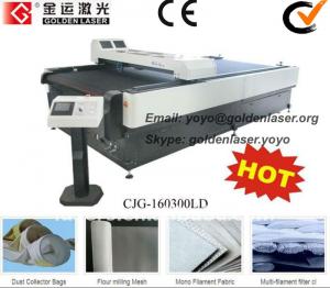 China Laser Nonwoven Fabric Cutting Machine on sale