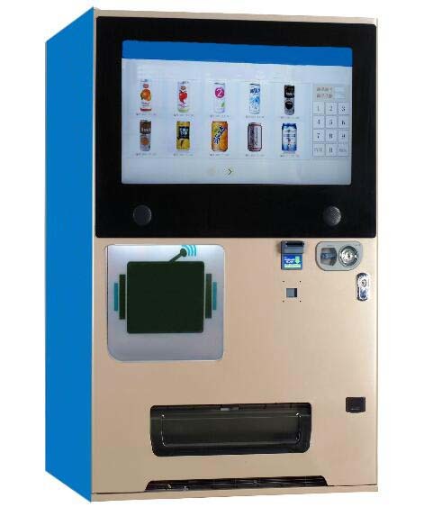 China 46'' Touch Screen Elevator Vending Machine For Soft Drinks / Coca Cola , Large Capacity on sale