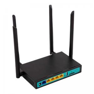 China Industrial SIM Slot 4g Lte Cellular Router Metal Case With Black Metal Enclosure on sale