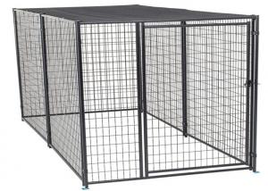 China 6ft x4ft x6ft large pet dog cage stainless steel dog crate heavy duty outdoor dog house on sale