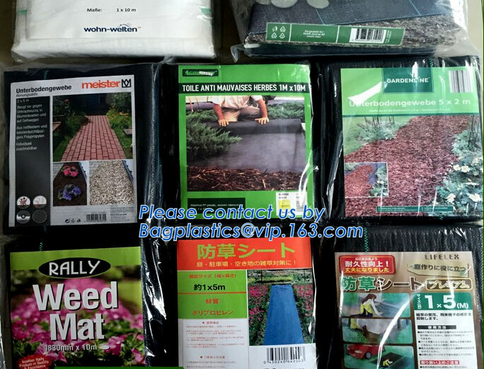 China Garden Agricultural Weed Mat,Plastic Ground Cover, Weed Control Mat, pp woven grass mat, black woven pp fabric on sale