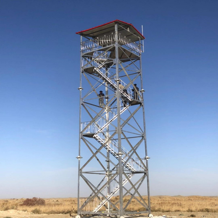 Best Prefabricated Mountain Forest Fire Lookout Galvanized Steel Tower Q235 wholesale