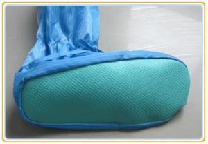 Best Antistatic Blue PVC dotted boots cover wholesale