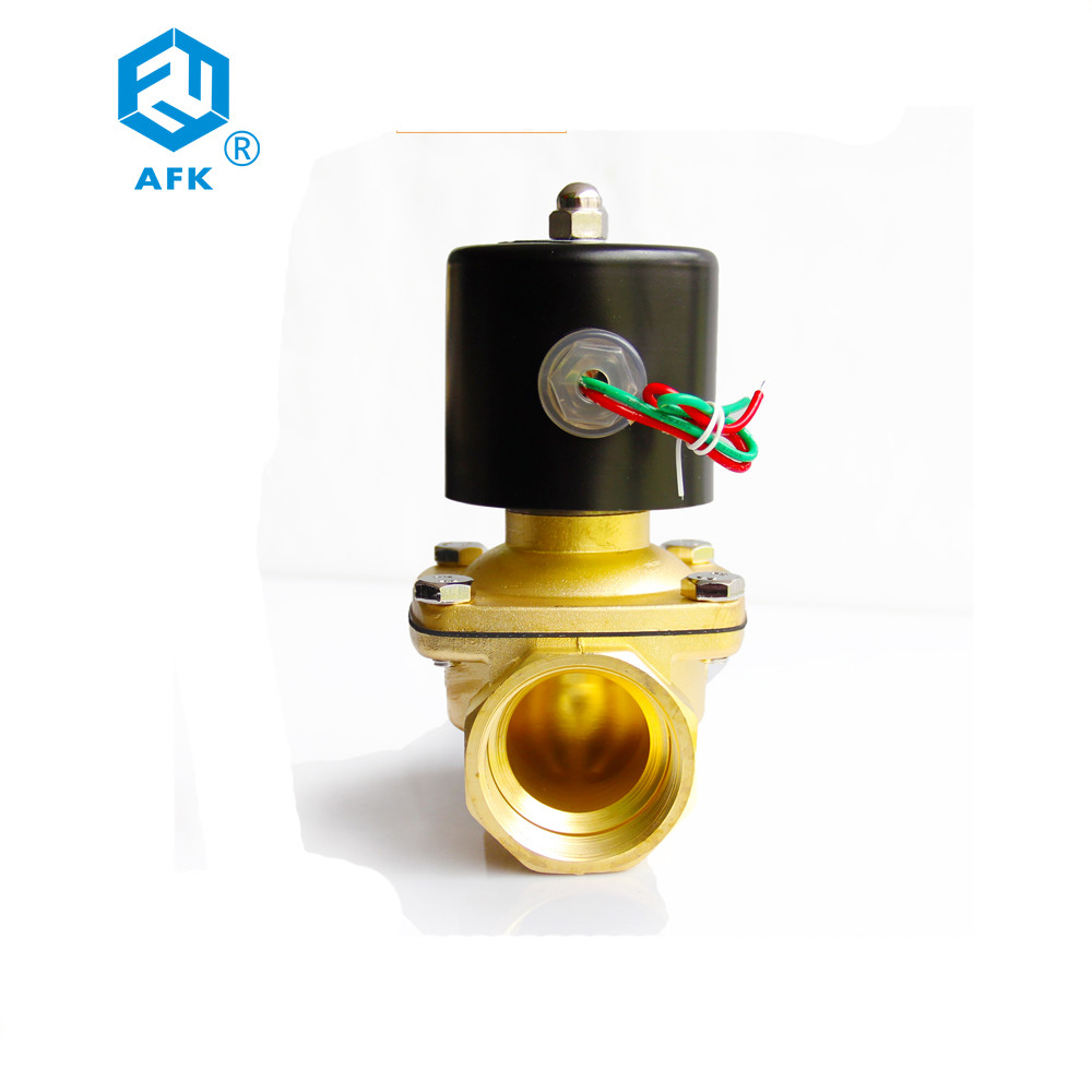 Cheap Direct Acting Water Air Oil N/C 2Way 20mm 3/4" Brass Solenoid Valve 24vdc for sale