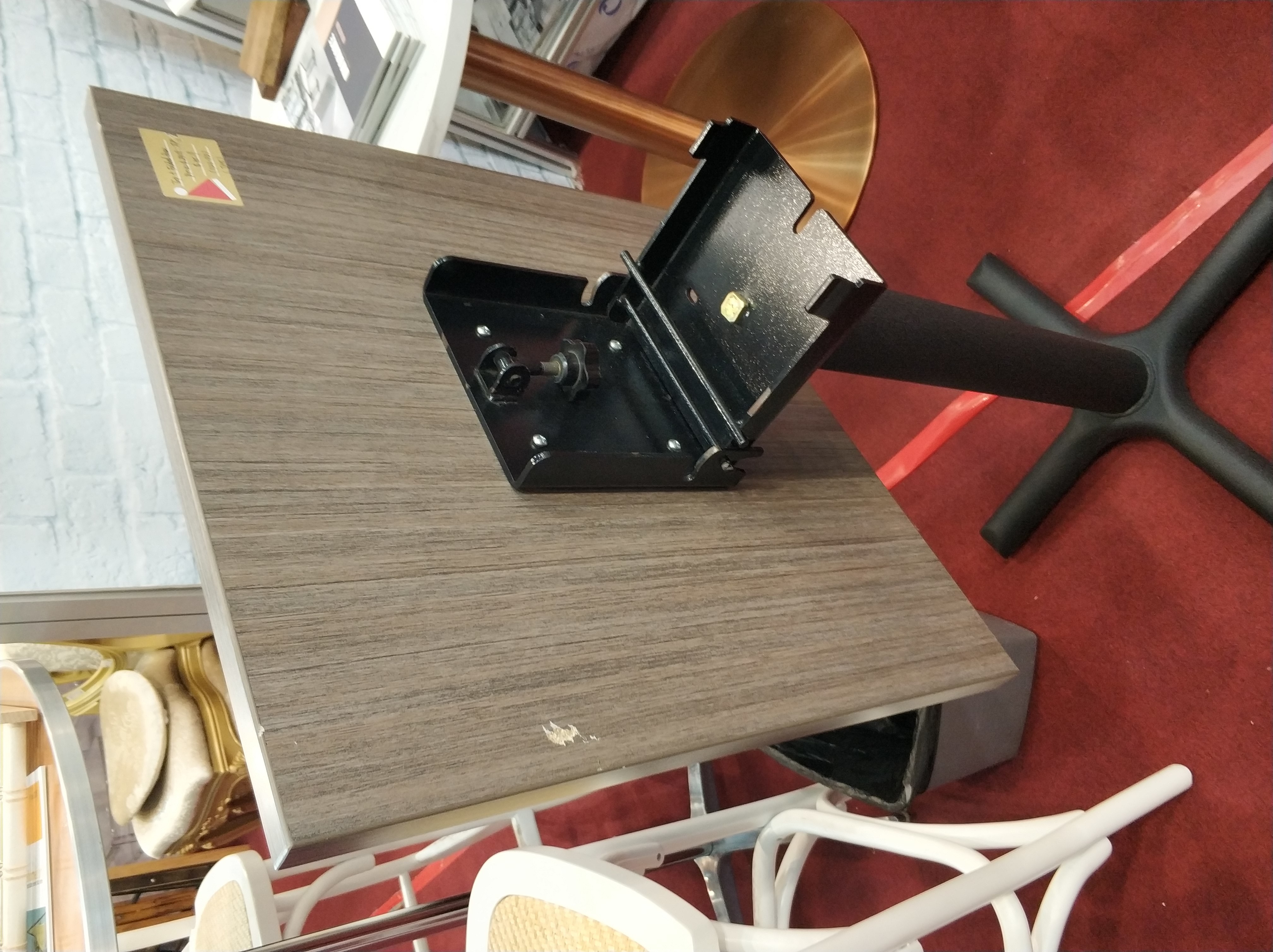 Space Saving Folding Metal Table Legs Cast Iron Coffee Table Base ISO9001