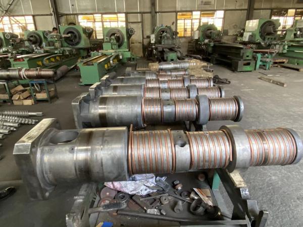 38crmoala Alloy Structural Steel Conical Twin Screw And Barrel For PVC WPC Profile
