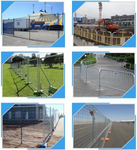 Building Site Temporary Fencing Panels , Temporary Event Fencing 32mm 38mm Frame Dia