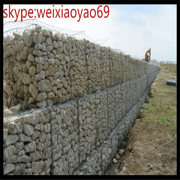 Galfan material ,4.0mm wire diameter 2x1x0.5 x1x1 Gabion stone cages basket/Stone Fence and Gabion Cages Rock Walls