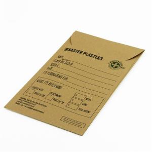 China Custom Printed Brown Kraft Paper Envelope With Own Logo Eco Friendly on sale