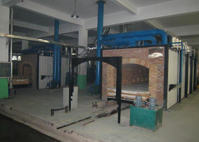 China Car Type Gas Sintered Continus Refractory Brick Tunnel Kiln on sale