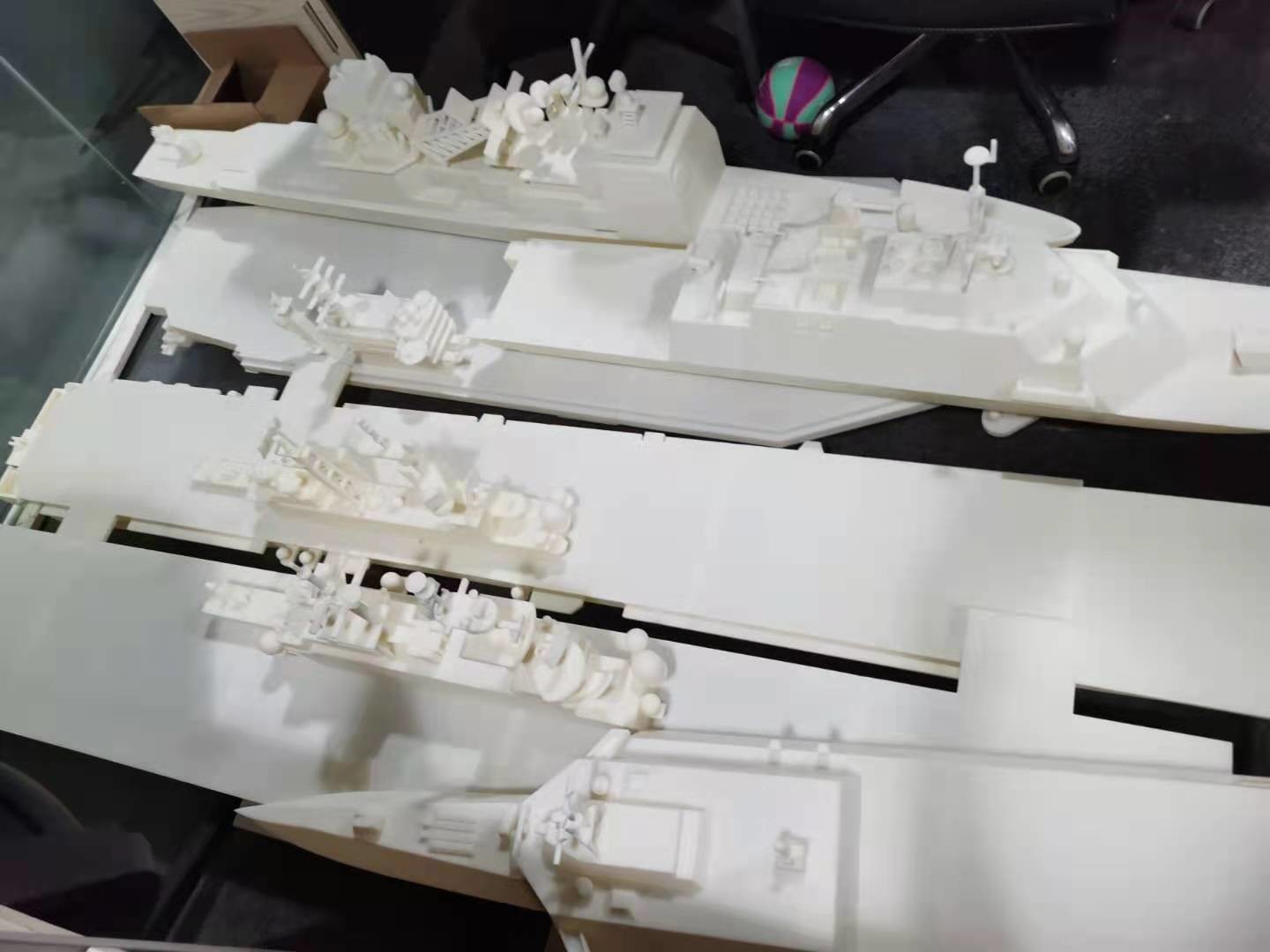 Aircraft Carrier Industrial FDM 3D Printing Service With Brushing