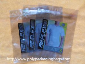 China Custom T - Shirt Clear Foil Ziplock Bags Anti Static Plastic Bags Moisture Proof on sale