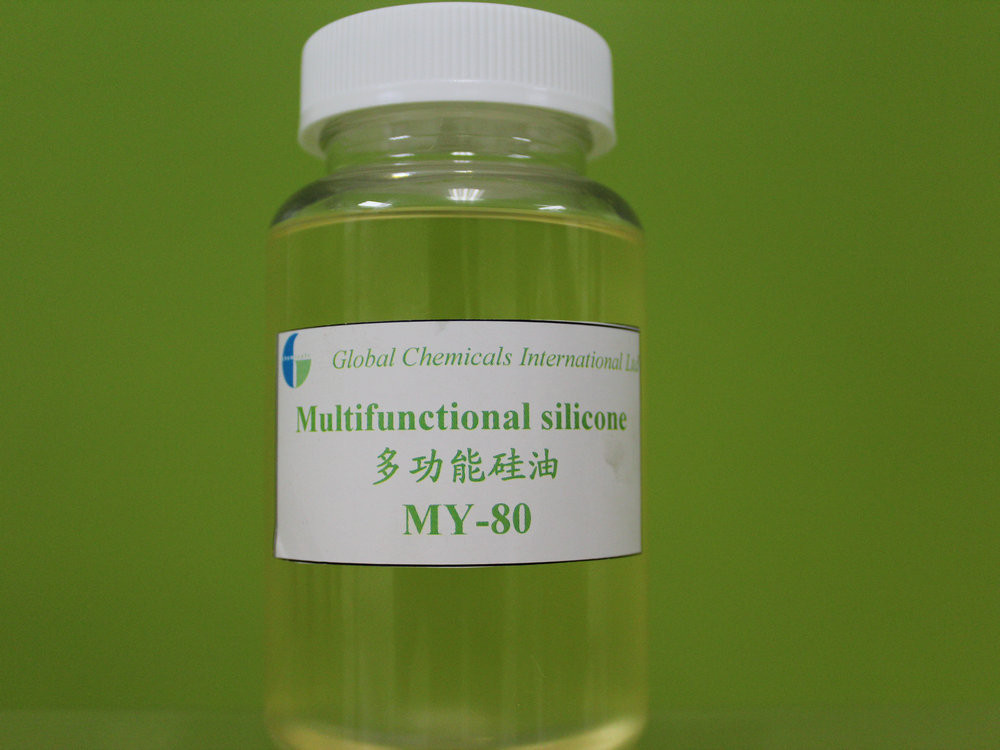 China Multi-functional Silicone Oil , Nonionic / Weak Cationic Amino Silicon MY-80 on sale