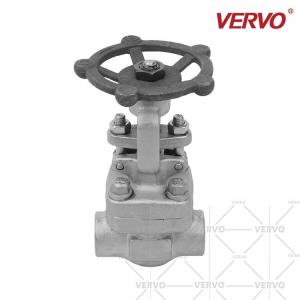 China Industrial Gate Valve ISO 15761 Industrial Valves Forged Steel Stainless Steel F304 316L 0.5 Inch Gate Valve 800lb SW on sale