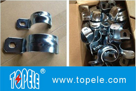 Best IMC Conduit And Fittings,Zinc Plated Steel One Hole EMT / IMC Conduit Straps/UL listed galvanized steel Rigid one hole s wholesale