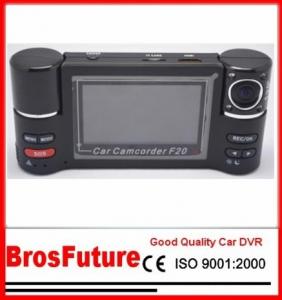 Best HDMI Two-channel Synchronous Dual View Car Video recorder with GPS Camera 120 degree angle wholesale