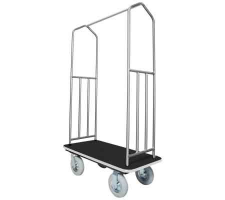 China Metal Luggage Trolley / Hotel Luggage Cart / Bellman Cart / Heavy-Duty Luggage Cart / Hotel Facility / Implement of cart on sale