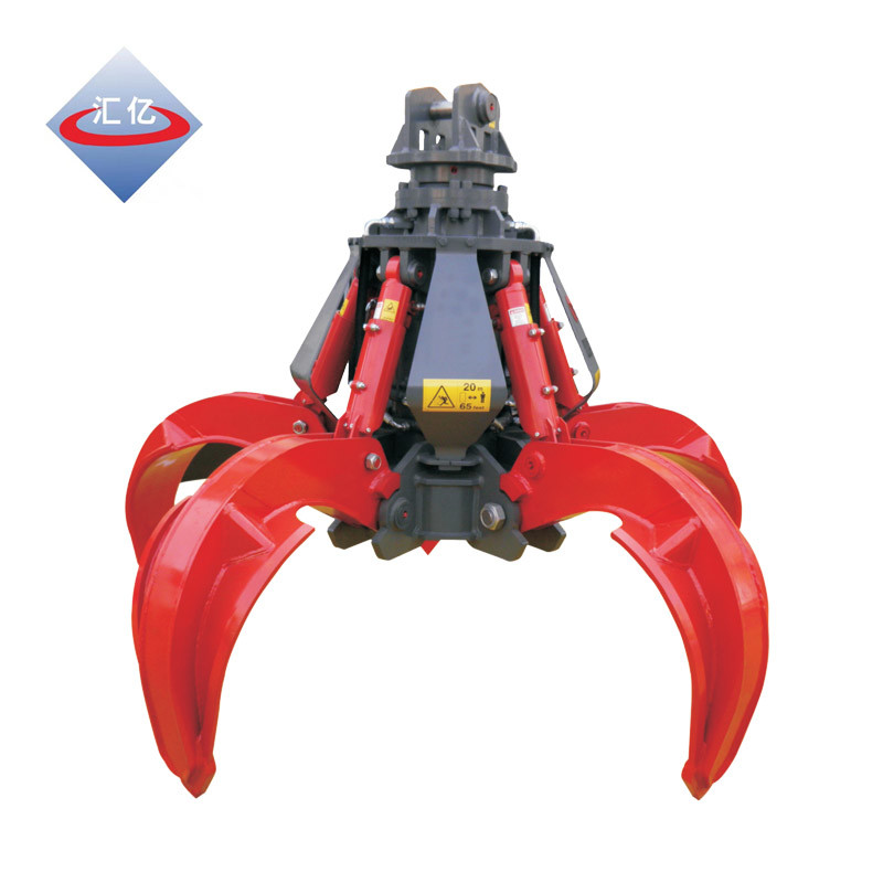 Best 4 Tine Hydraulic Orange Peel Grab Mechanical Grapple For Tractor wholesale