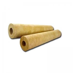 China Rockfiber Heat Insulation Materials Rock Mineral Wool Thermal Insulation Pipe A1 Class on sale