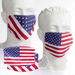 Best Swil Fashionable Flag Pattern Digital Printing Face Mask 12x17cm CMYK Printing wholesale