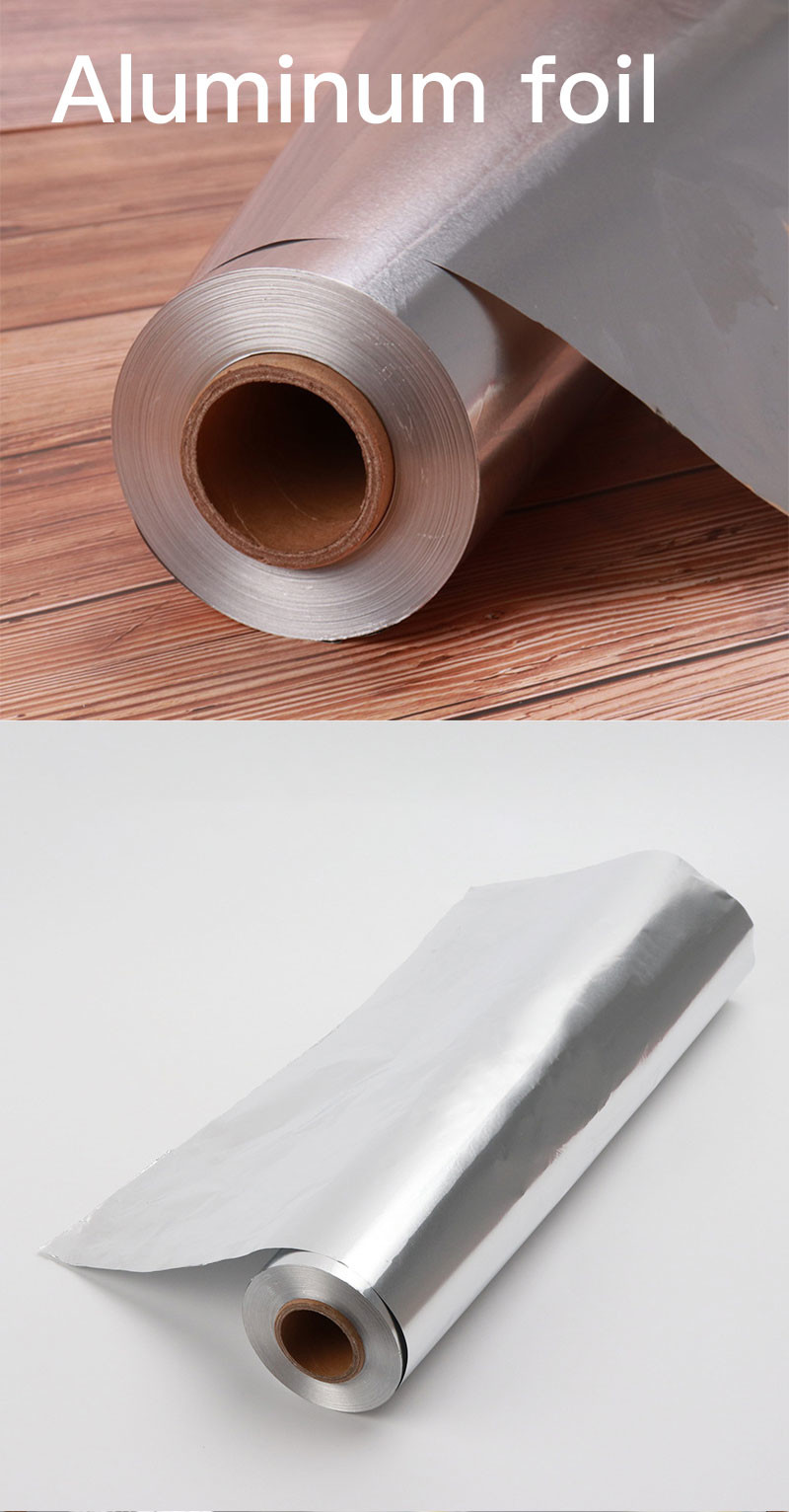 China Heavy Duty Disposable Kitchen Tin Foil Aluminum Foil Paper Roll For Food Packing on sale