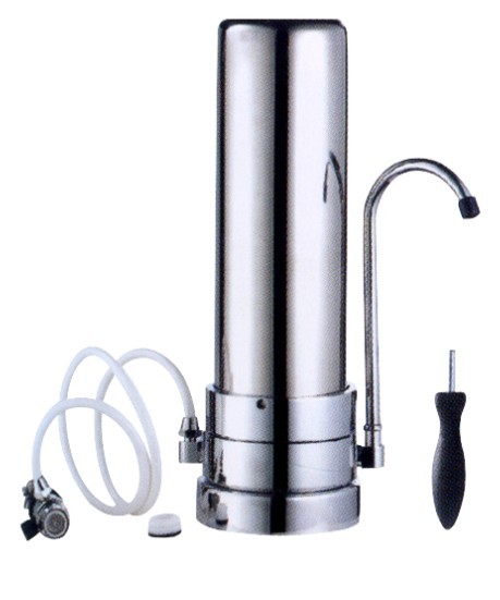 Best Bacteria Removal Stainless Steel Gravity Water Filter / Purifier , Perfect Steel Water Filter 5-  38°C Range wholesale