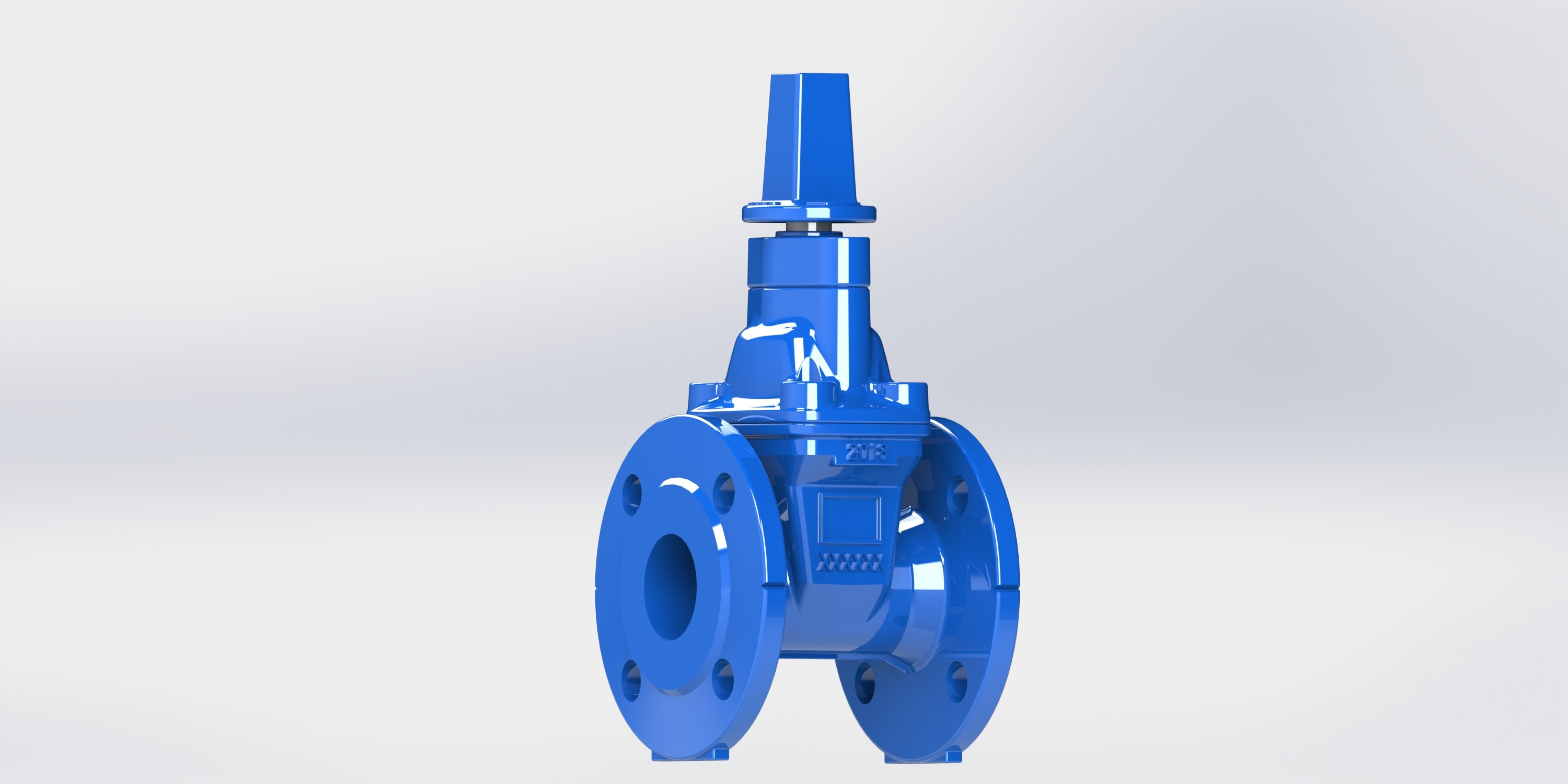 China Ductile Iron Soft Sealing Gate Valve For Water Circulation / Cooling System on sale