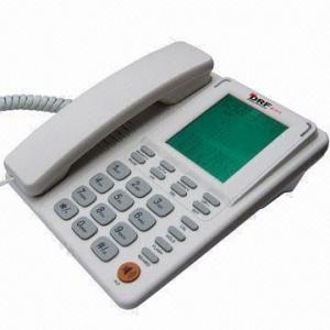 China Caller ID speakerphone with Jumbo Tilt LCD Display, Big Button, Line Powered and LED Indicator on sale