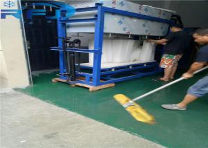 China 3 -10 Tons Industrial Ice Maker , Flake Ice Making Machine For Seawater Industry on sale