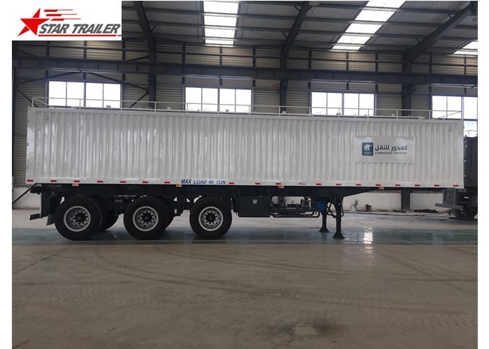 Best Hydraulic Wing Van Platform Semi Trailer Container Delivery With Tail Retractable wholesale