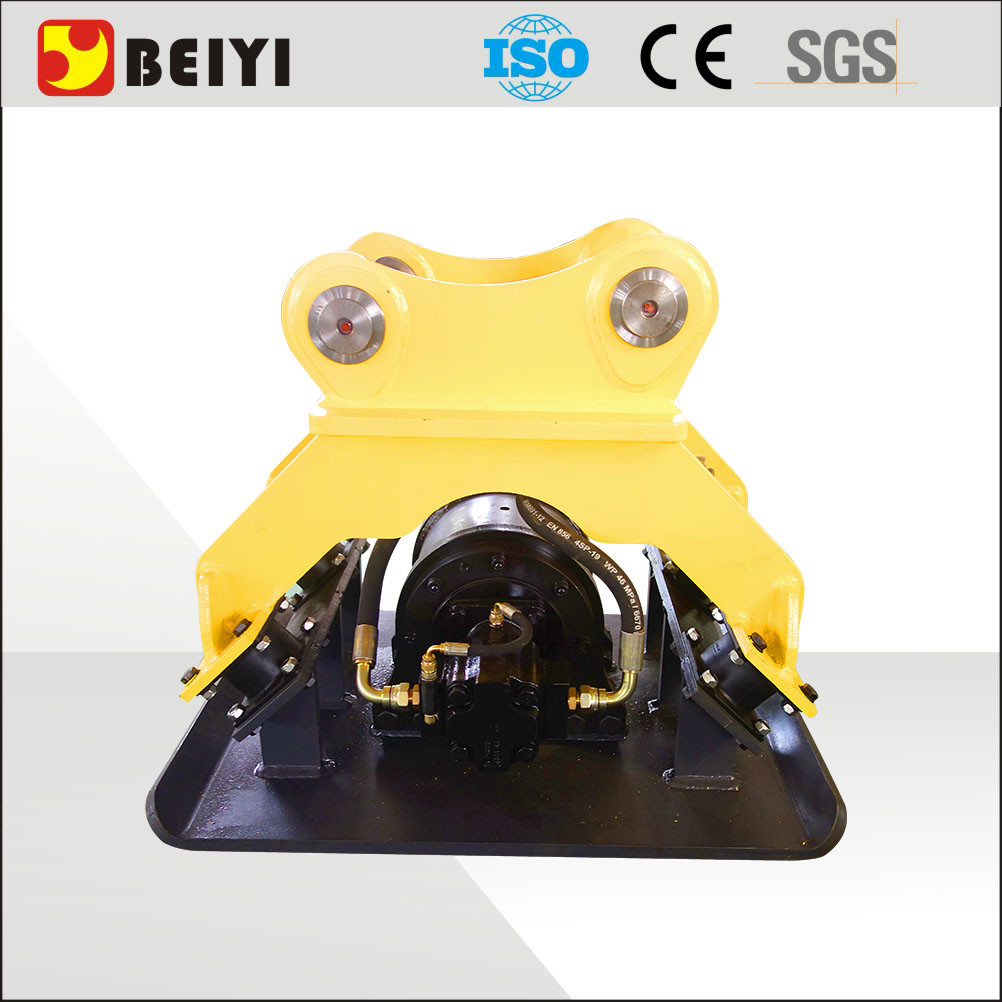 Cheap BEIYI plate compactor prices hydraulic vibro compactor BYKC03 for excavator for sales for sale