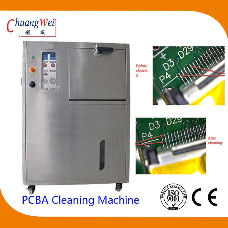 China PCB Cleaning Equipment 360°Rotate Jet Clean and Compressed Air Blow Dry Mode on sale